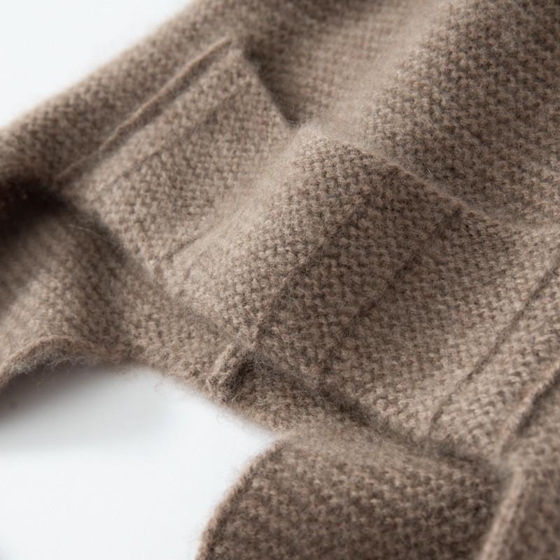 Warm Cashmere Knit Beanie Hat With Ear Flaps Unisex Winter Cap Men Women Kids
