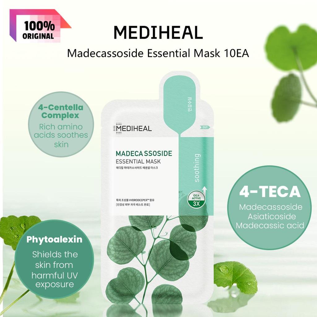 Mediheal Maschera Essenziale 10 Fogli/4 Fogli (1BOX) 4Digitato