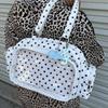 New Y2K Polka Dot Anime Ita Bag Two-dimensional Crossbody Bag Cute Girl Transparent Shoulder Bag Otaku DIY Comic Display Handbag
