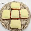 Stress Relief Squeeze Toy 1/2Pcs Simulated Toast Toy, Sliced Bread Sensory Soft Stretchy Fake Food Fidget for Kids Teens Adults Decompression Toys