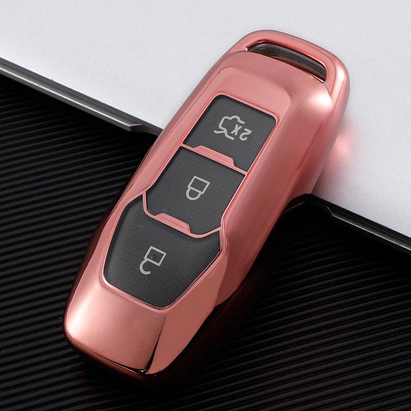 Car Key Cover for Ford Taurus, Mustang, Lincoln, and Explorer (2016-2018)