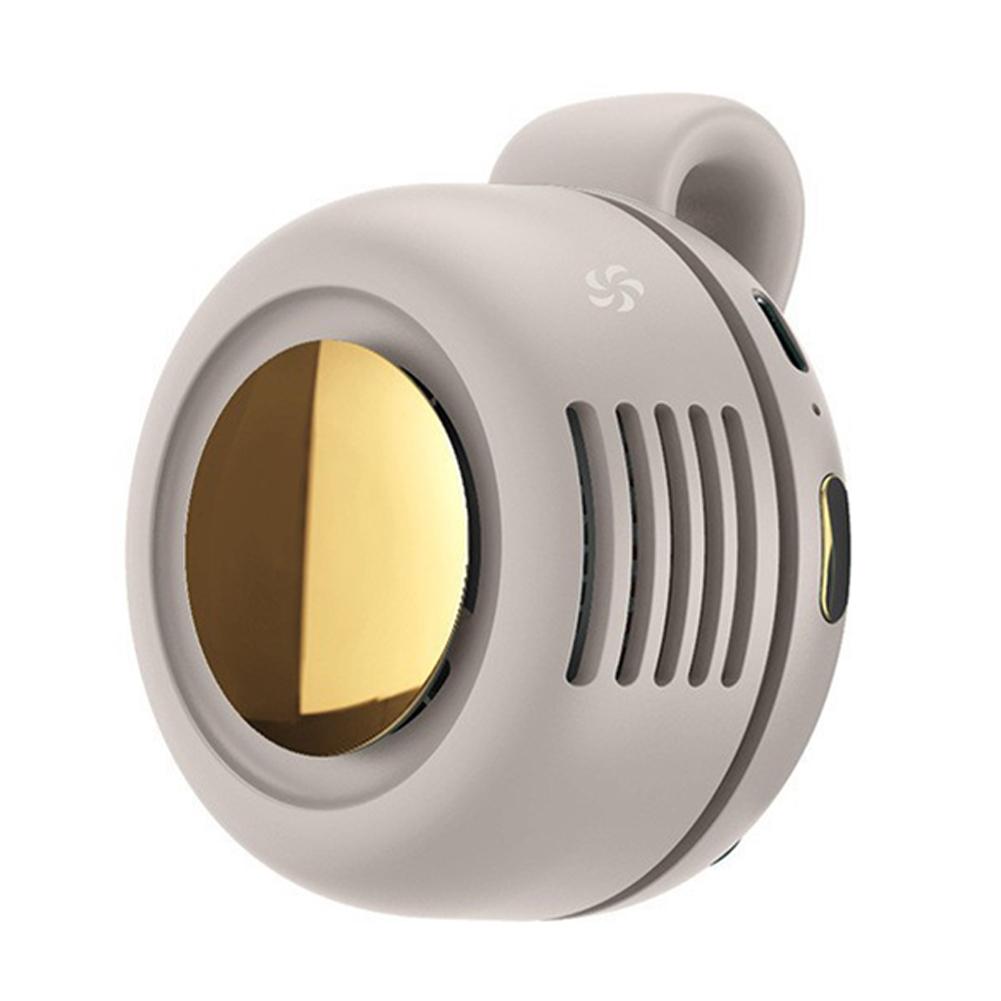 Mini Portable Clip Fan Handheld Waist Hanging Leafless Fan Rechargeable Small Whirlwind Desktop Fan For Daily Outdoor Travel