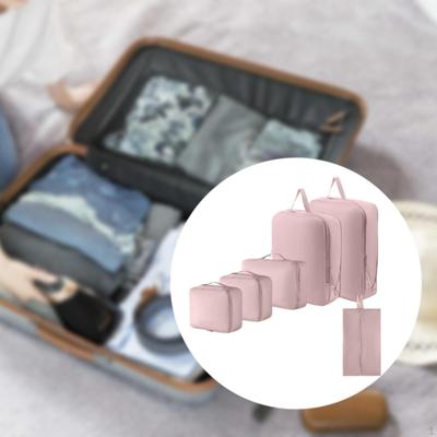 6 Pieces Travel Bag Toiletry and Cosmetic Organizer Packing for