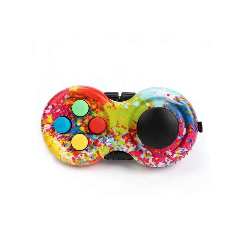 Fidget Controller Button Clicker Anxiety Add Adhd Ocd Stress Reliever Toys Adults Kids Improve Focus Pass Time Gadgets