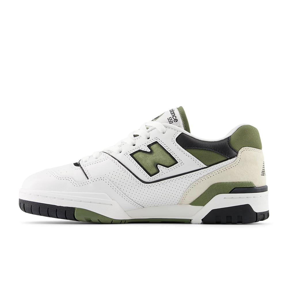 Sneakers New Balance White / Olive / Black Version