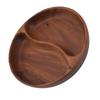 Wooden Snack Plate Eco Friendly Wood Dried Fruit Tray Multipurpose Serving Platters for Salad Dessert Nut for Home Outdoor