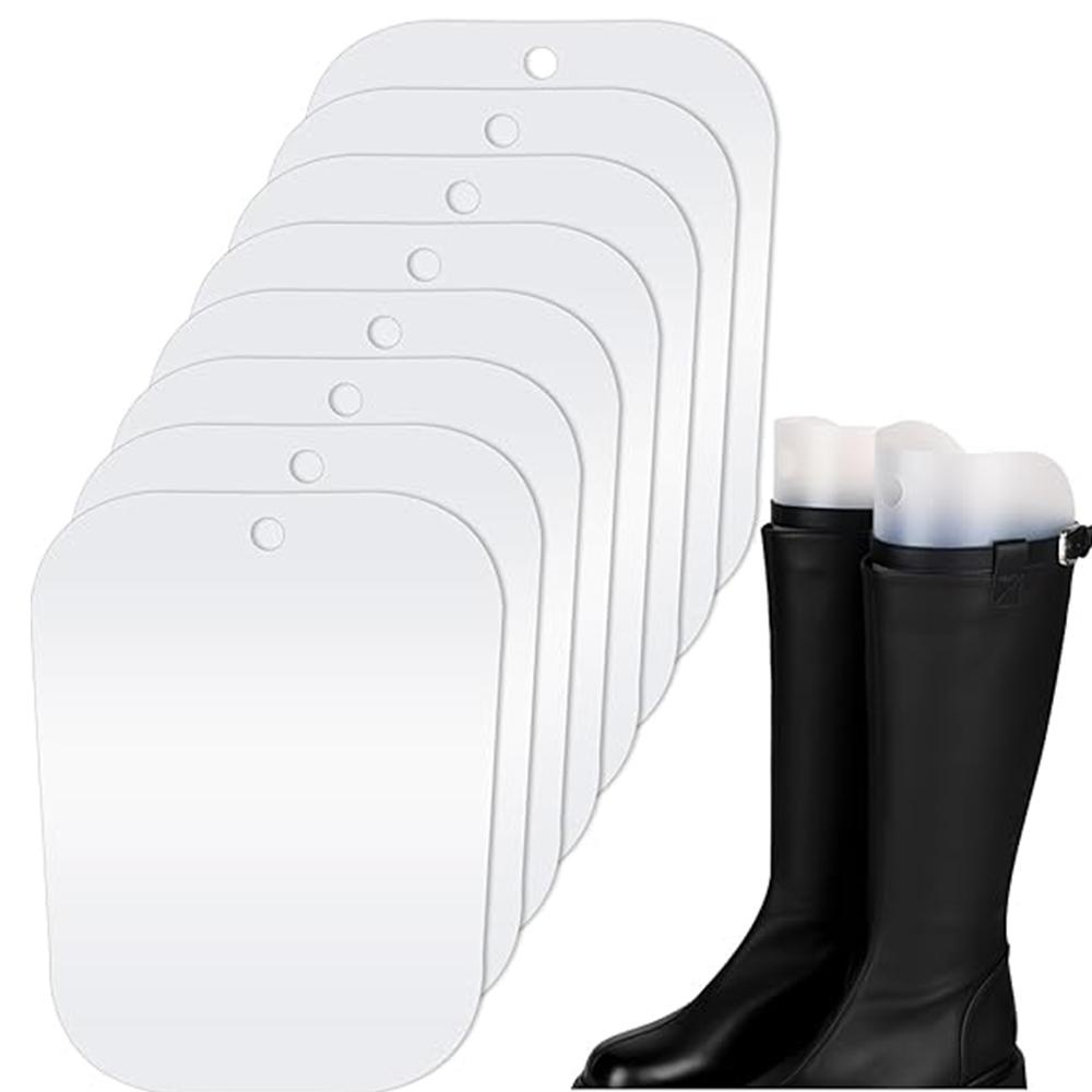 8 Stück Stiefelformer für hohe Stiefel, Stiefel-Einlagenhalter Stützen white