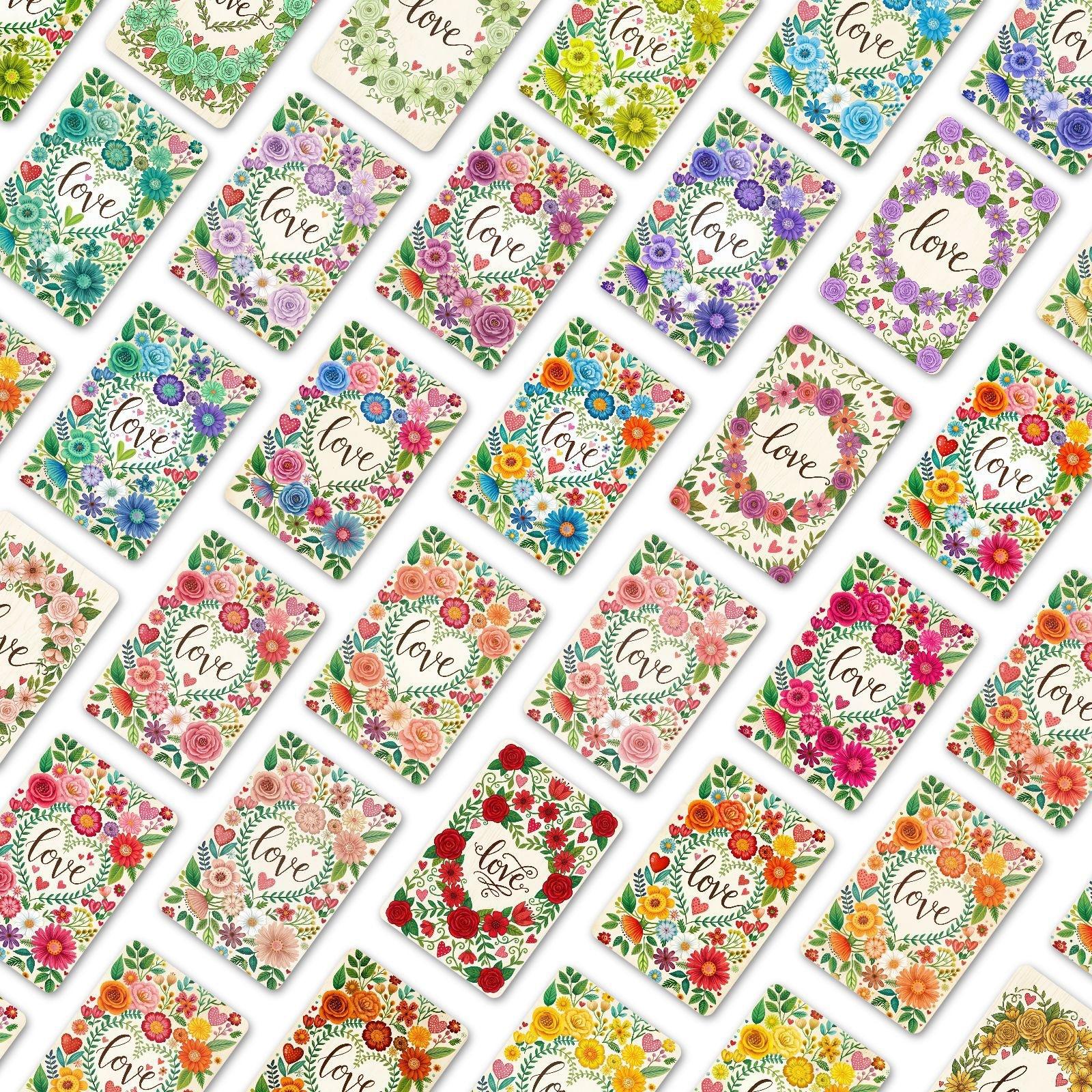 

36 Watercolor Flowers Easter Card Set Love Blessing Cards Holiday Gift Cards RXHB0502