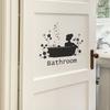 Creative Bathroom Decoration English Slogans Bathroom Home Background Beautification Wall Stickers