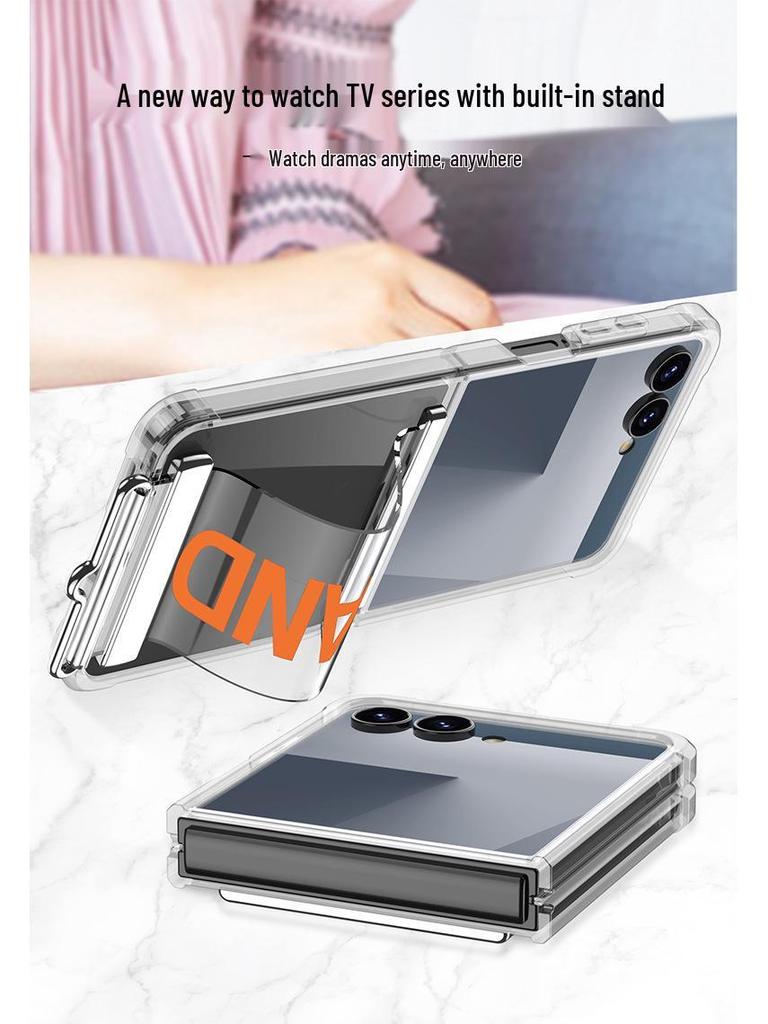 Samsung Galaxy Z Flip7 Schutzhülle mit Airbag-Handgelenkband