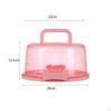 Cake Container Carrier with Handle Multipurpose Accs Base Portable Keeper Storage