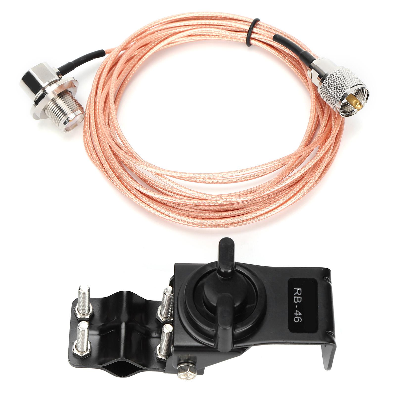 

Монтажный кронштейн для мобильной автомобильной антенны RB46 и фидерная линия, аксессуары для двусторонней радиосвязи 4,5 м 14,8 футов(РБ46 )