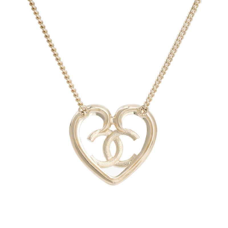 Chanel [Early Spring 23] Double C Fashion Love Double C Metal Necklace Women's