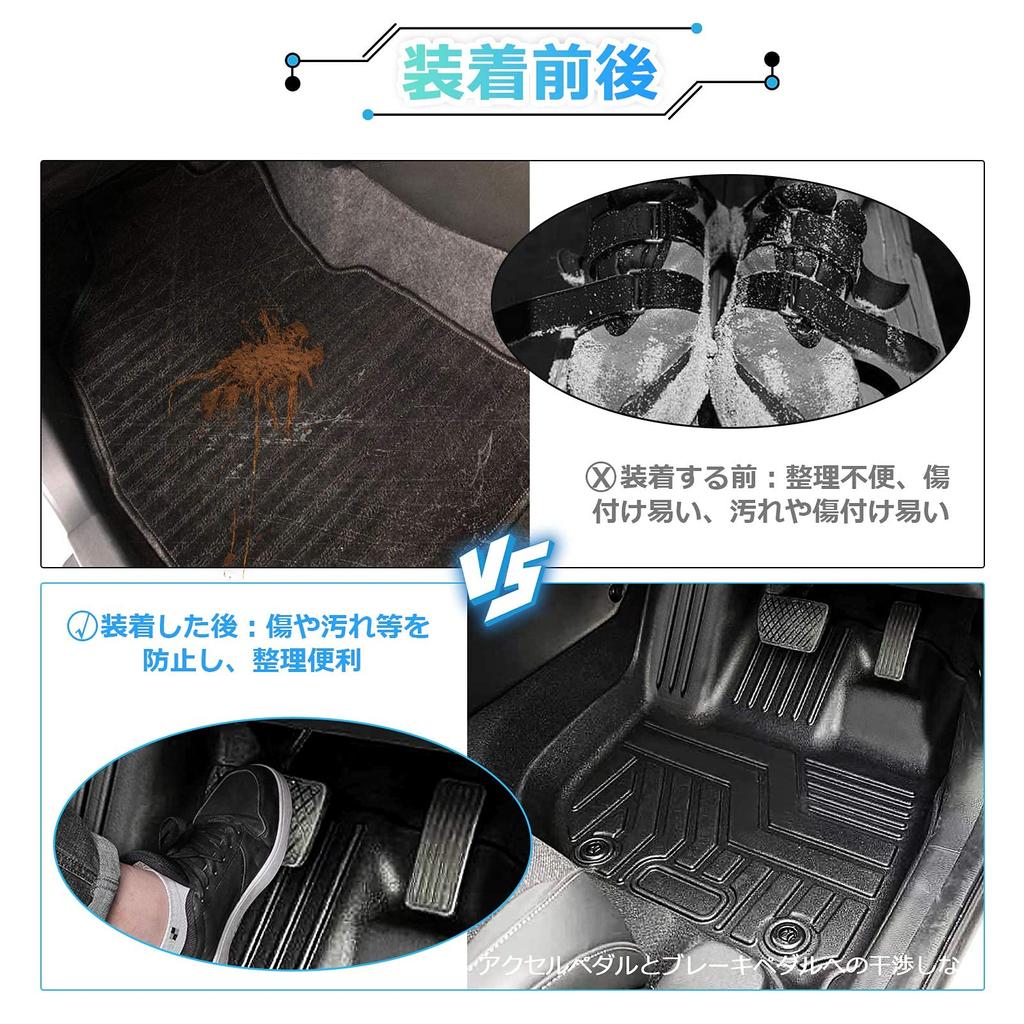 Cartist Honda Nowy Vezel Podłoga Seria RV Samochód Drugi Podłoga 3D Vezel RV3 RV4 RV5 RV6 Typ Kwiecień 2021 Specjalnie Zaprojektowany na Wodoodporny Plamoodporny TPE Custom