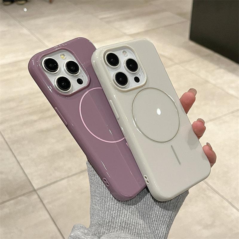 Luxury Skin Feel Original For Magsafe Phone Case For iPhone 16 Pro Max 15 14 13 12 Pro Max Plus Wireless Charging Silicone Cover