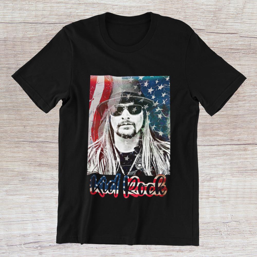 KID ROCK  Rap Rock Hip Hop Legend on Ringspun Cotton Tee Unisex T-Shirt XL