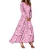 Women's Summer Dresses Casual Long Sleeve Maxi Dresses Cute Floral Maxi Dresses Wedding Guest Dresses Flowing Dresses