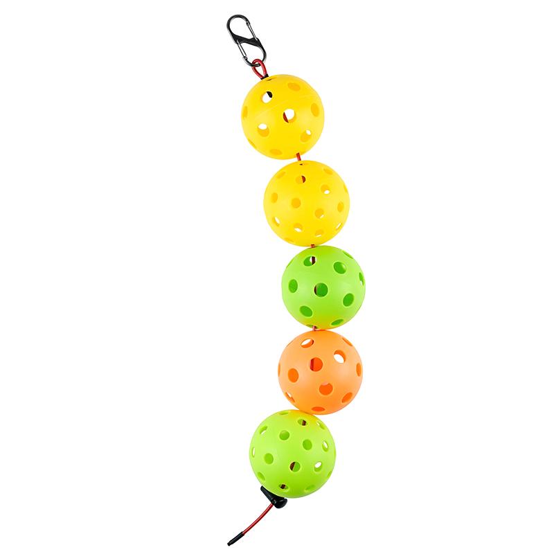 Pickleball Ball Stringer Cable Chord For Storage Pickleball Ball Holder Pickleball Storage 5 Official Balls Fit On One Cable