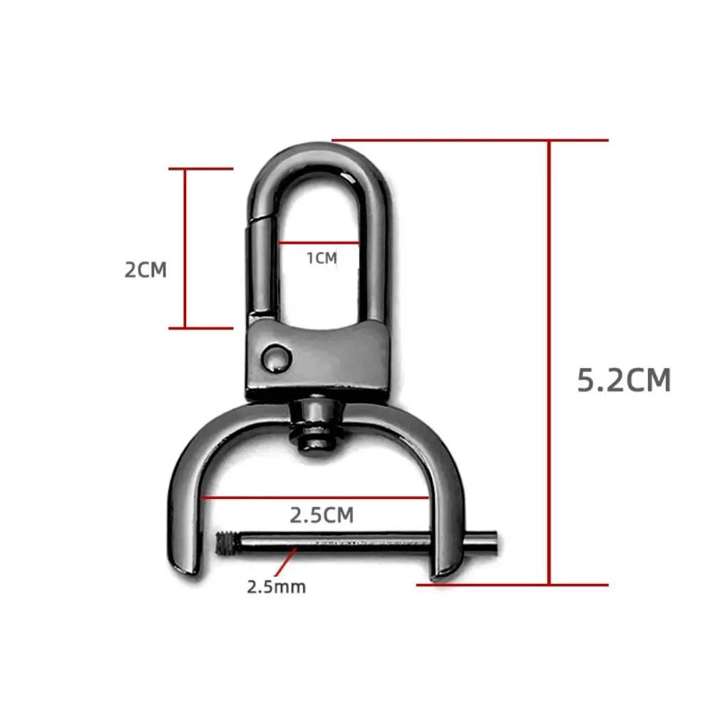 16/20/25mm Bag Belt Buckle Universal DIY Craft Metal Removable Hook Trigger Clip Buckle