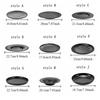 Western Style Beef Flat Plate Black Dinner Plate Cooking Dishes Melamine Plate  Hotel