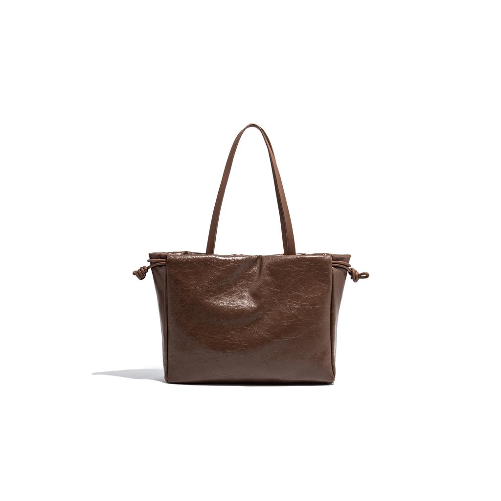 Ny Sanrio Hello Kitty PU Tote Bag, Shoppingveske, Skulderveske Dame Khaki/Svart/Mørk Kaffe SHHF41448