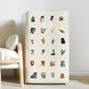 100pcs Kawaii Dog Funny Animal Stickers Cute Decals Decoration DIY Skateboard Scrapbook Laptop Car Kids Toy