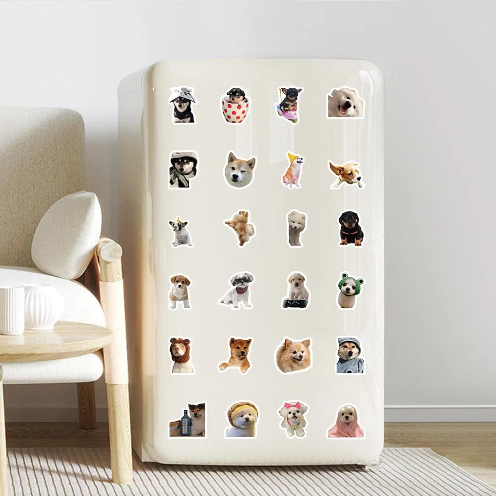 100pcs Kawaii Dog Funny Animal Stickers Cute Decals Decoration DIY Skateboard Scrapbook Laptop Car Kids Toy