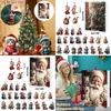 Christmas Cat Themed Acrylic Advent Calendar With Hanging Ornaments For Holiday Decor And Gift Giving
