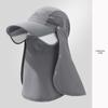 Hengyuanxiang Men's Outdoor UV Protection Sun Hat with Neck Flap