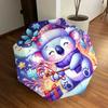 1pc Christmas Koala with Presents Umbrella with Plastic Handle,Suitable for All Seasons Home Travel Outdoor UmbrellaDD482