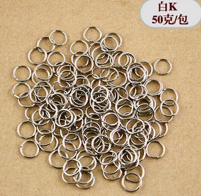 Jump Rings Silver Split Rings Connectors For Diy Jewelry Finding Making Accessories