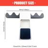 Space Saving Aluminum Cue Rack 4 Nonslip Slots Premium Leather Easy To Carry for Home Or Tournament Use