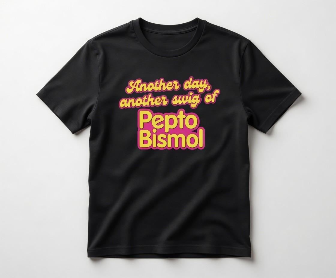 Pepto Bismol Graphic Mens T-Shirt XXL