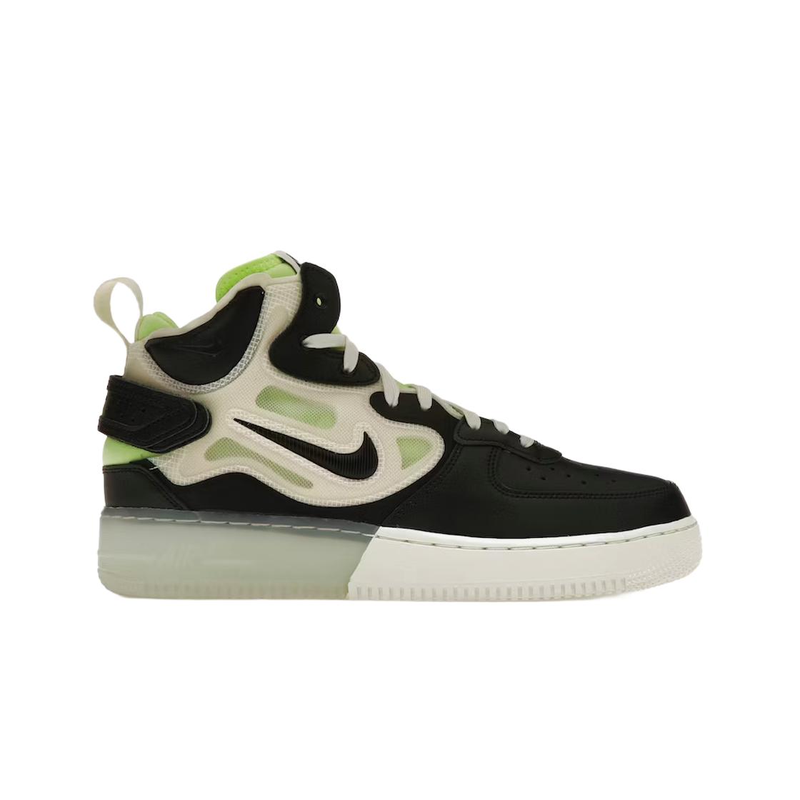 

Мужские кроссовки Nike Air Force 1 React Mid Black Ghost Green DQ1872-100