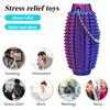 Spiky Fidget Keychain Spiky Grippie Stim Sensory Toy Pocket Little Ouchies Fidget Toy Keychain Pendant for Anxiety Relief