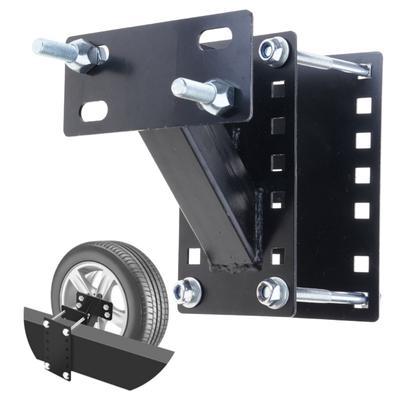 Carbon Steel Spare Wheel Bracket Quick Assembly For 4 & 5 & 6 Lug Size Perfect For Frequent Tire Changes