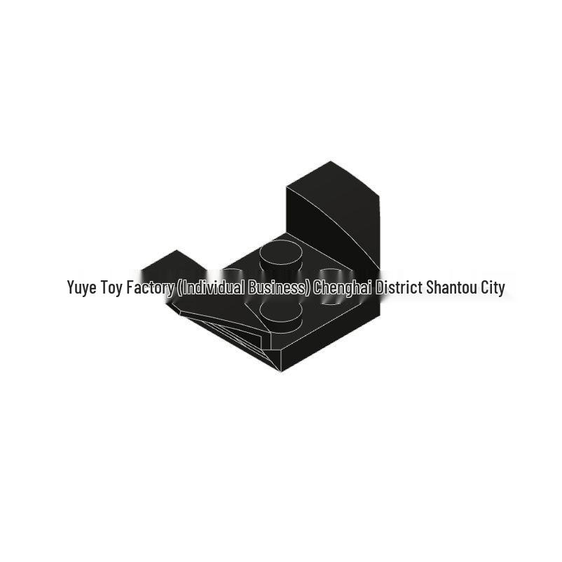 2x2 Interlocking Building Block Fender Decoration Accessories 0.5kg чёрный