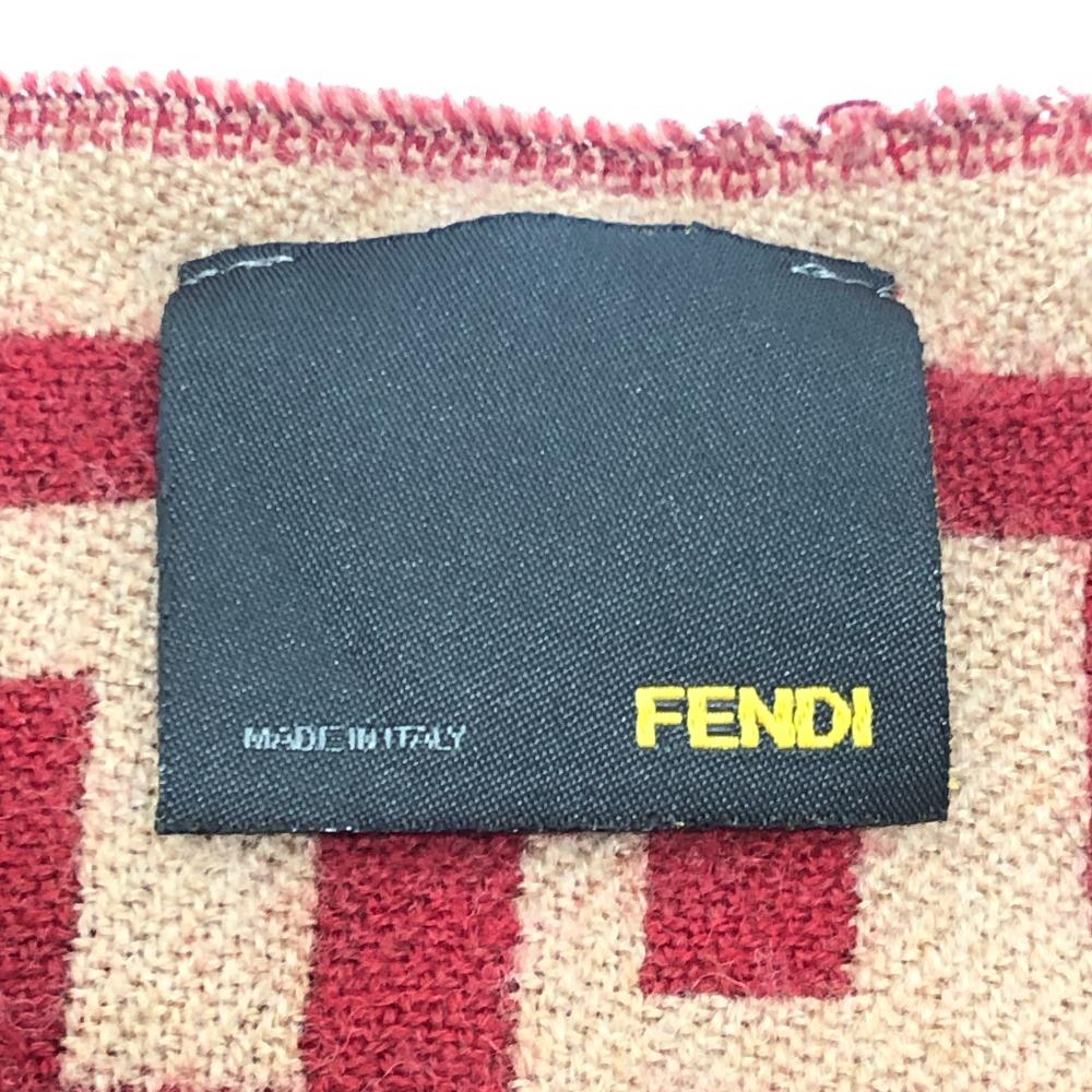 FENDI Zucca pattern Gear Reversible Stole/Shawl Scarf