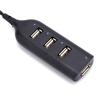 Wired Micro USB 2.0 4-Port Distributor Multi Hub Splitter Power for PC Computer