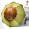 1 PC Automatic Folding Umbrella -fruitPattern,Portable & Foldable Design with 8 Ribs,Christmas Birthday Gifts