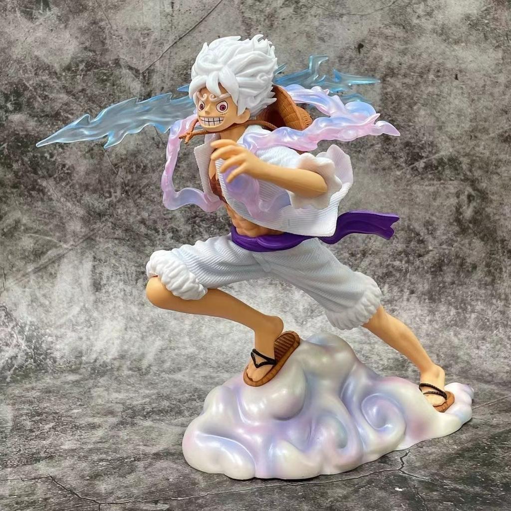 Anime One Piece Fifth Gear Nika Luffy Figures Luffy Awakening Sun God Action Figure Collectible Model Toys Gifts