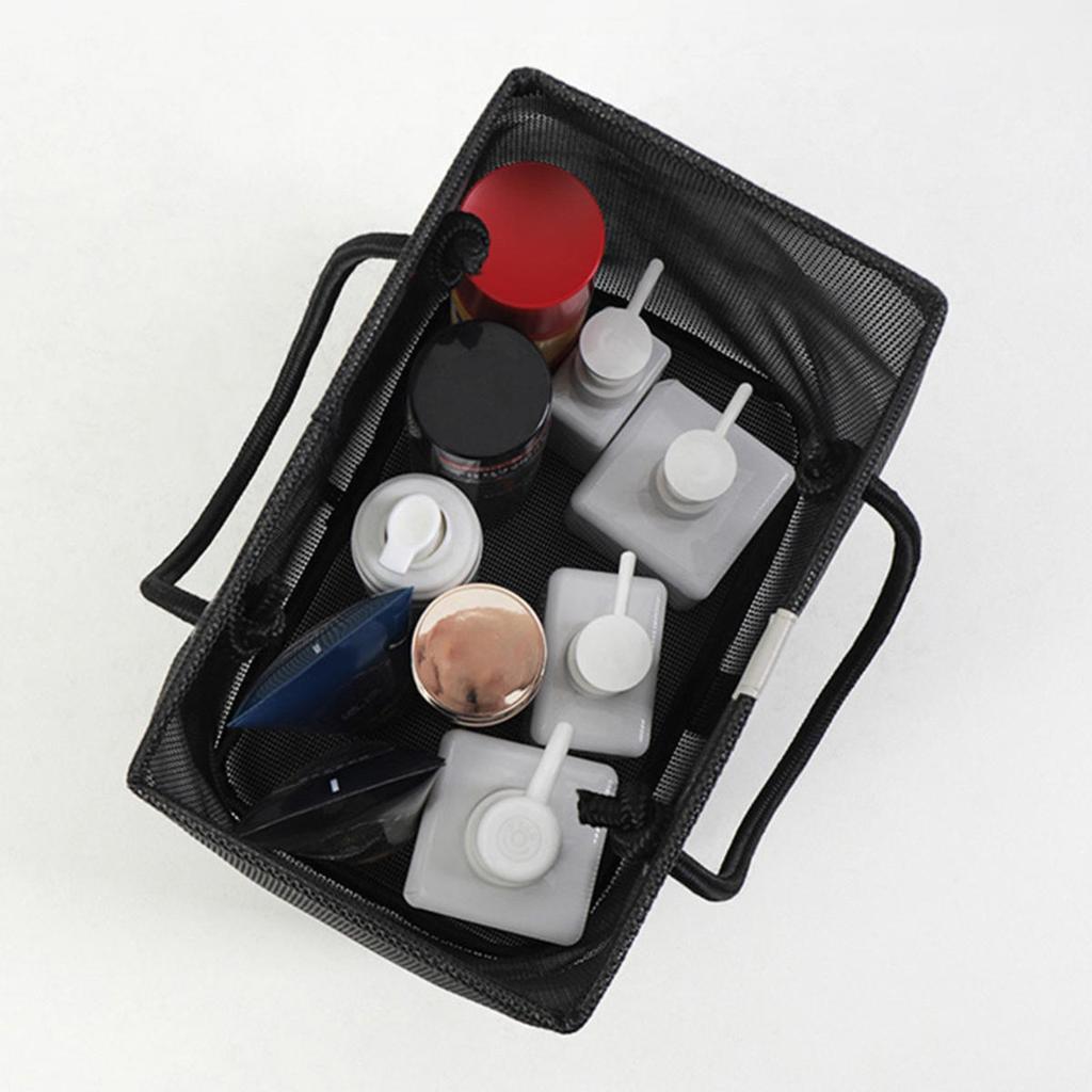 Large Capacity Cosmetic Bag Portable Travel Wash Handbag Bathroom Transparent Shower Makeup Pouch Unisex Toiletries Organizer