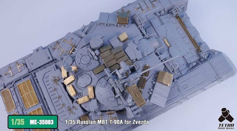 Tetra Model scale ME Series Russian Tank Plastic Model Parts ME3503 1/35 T-90A (ZV)
