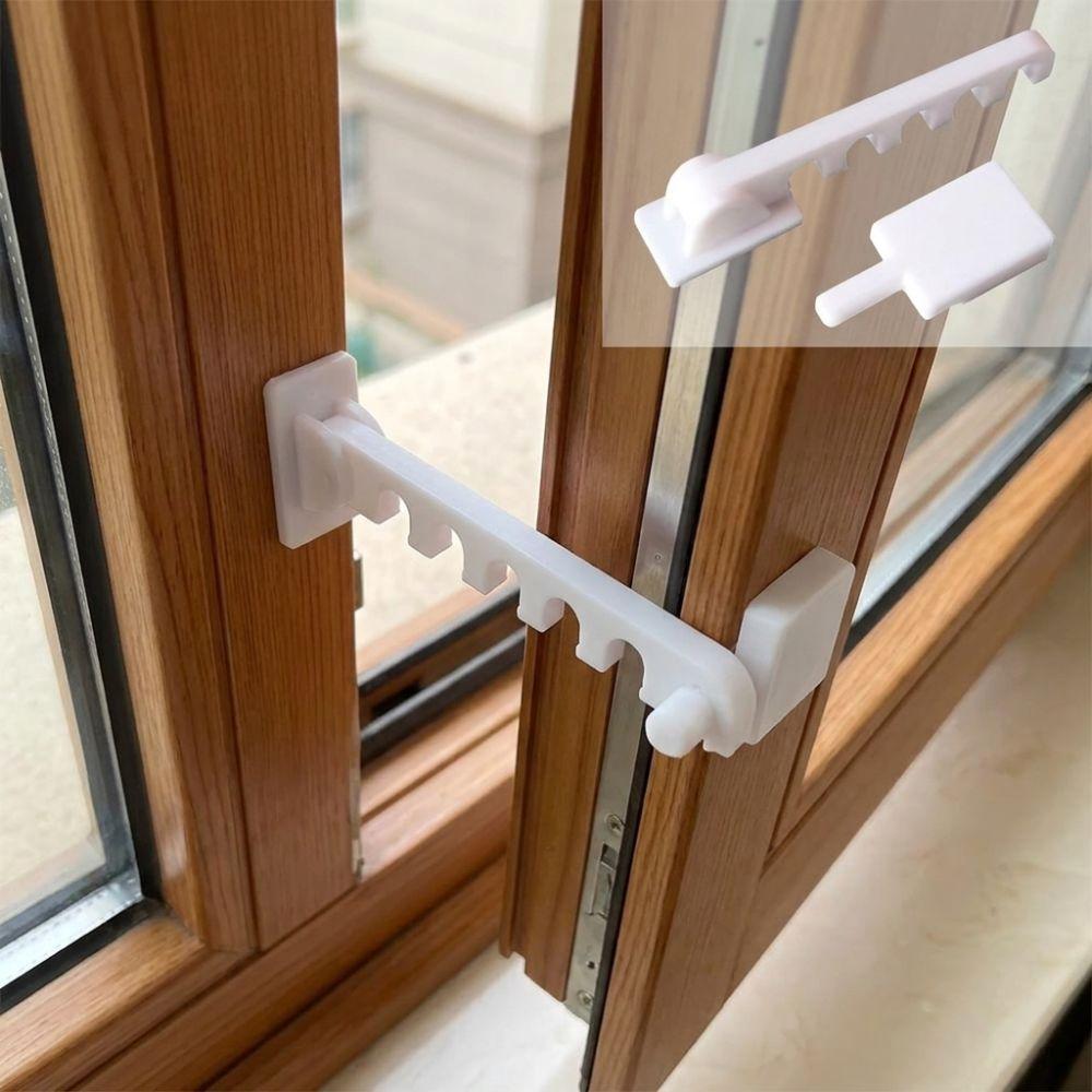 5 Gears Door Window Windproof Hooks Anti-Collision Child Safety Window Lock  Baby Family