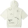 Vans Übergroßer Weicher Bequemer Lässiger Kurzarm-Hoodie Unisex-Hoodies Off-White VN000GR4FS8