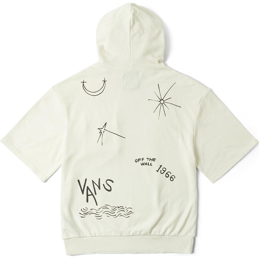 

New Vans Sweatshirts Unisex Ecru VN000GR4FS8 XS