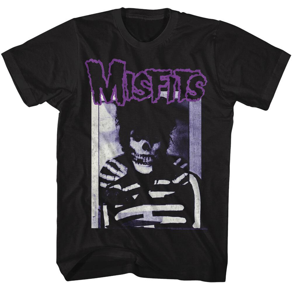 The Misfits Purple Band Logo Crimson Ghost Men T Shirt Punk Rock Merch S