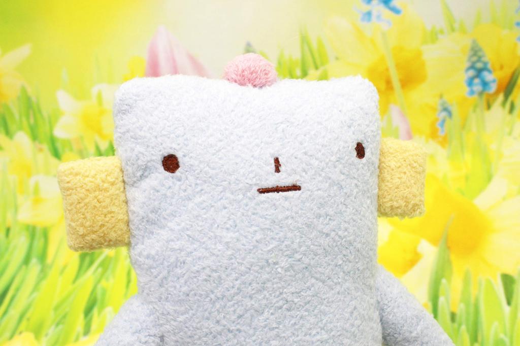 Shinada Global Morobo Blue 10 x 5 x 20 cm Plush Toy Animal Goods Fumofumo-san (M) FFR-0078B