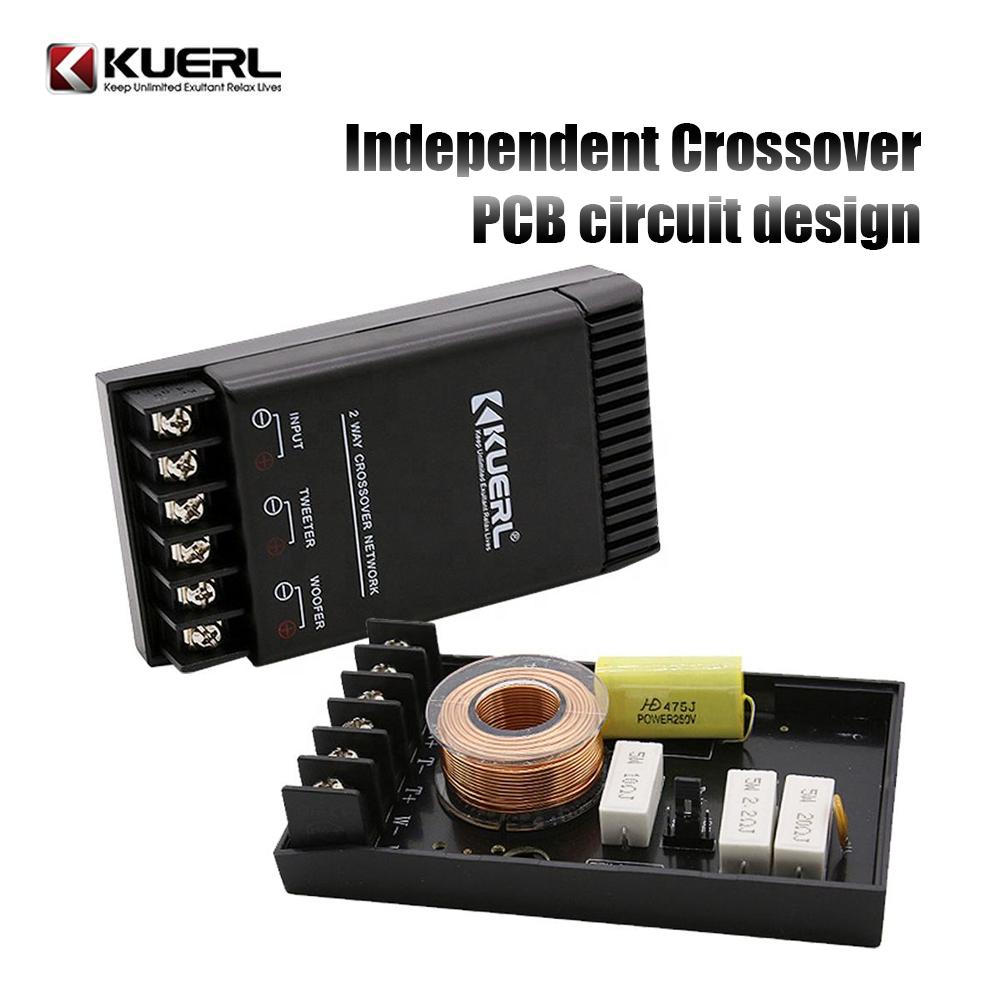 6.5 Inch Car Speakers Set High Quality Front Door System 2-Way Subwoofer Set Tweeter Mid-Bass Integrated Car Audio Modification