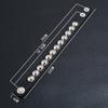 Punk Rock PU Leather Wristband Jewelry Metal Stud Rivet Bangle Leather Bracelets for Men Women
